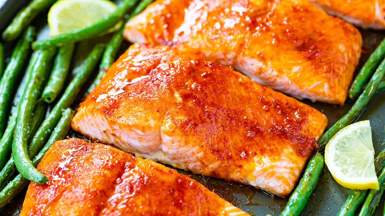 Brown Sugar Baked Salmon Recipe Video