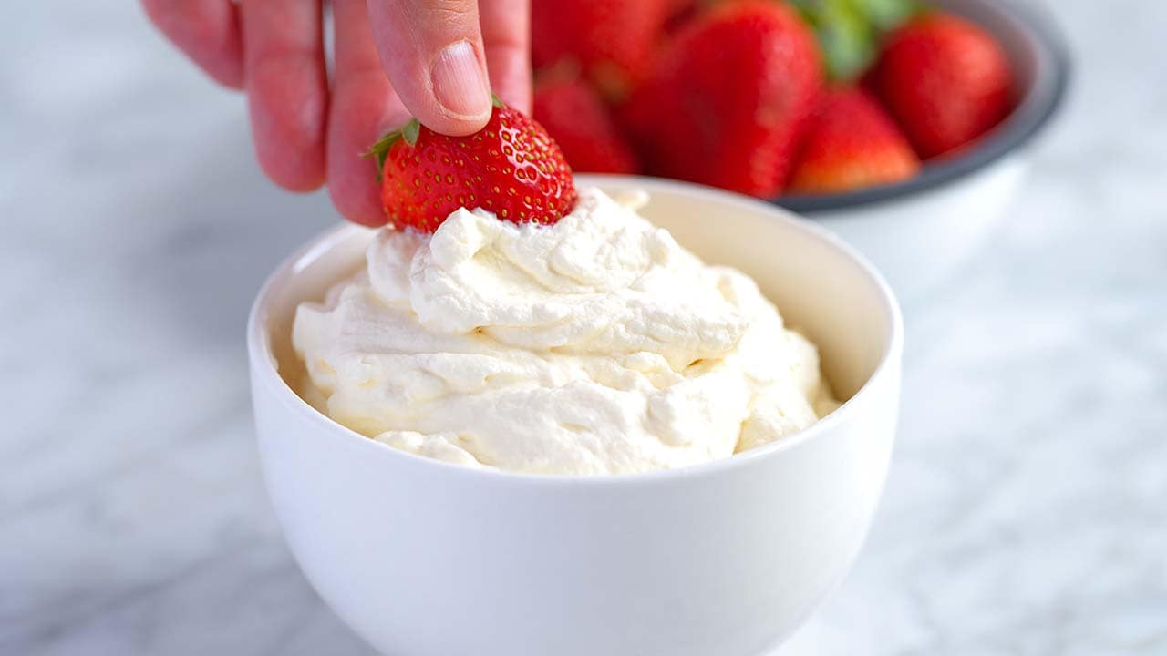 Homemade Whipped Cream Recipe Video