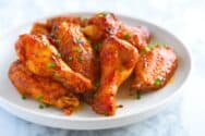 Spicy Glazed Chicken Wings