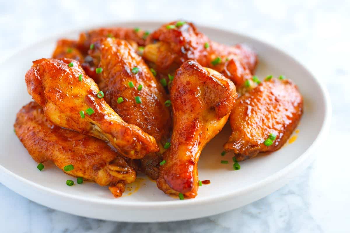 Spicy Glazed Chicken Wings